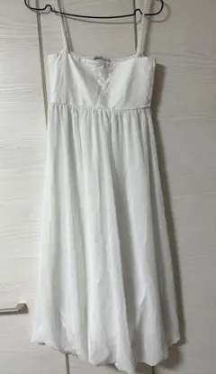 ZARA キャミワンピース ホワイト S