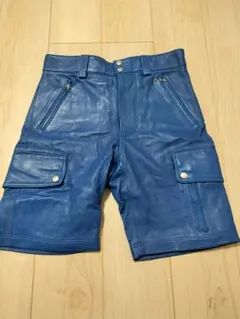 Schott ラム レザー カーゴショートパンツ 30のサムネイル