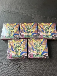 ポケカ インフェルノX ストームエメラルダ 計5BOXシュリンク付新品未