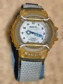 CASIO Baby-G 腕時計 クリア/ホワイト/ブルー