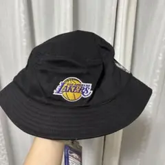 NBA/エヌビーエー 別注 ロゴ刺繍 バケットハット