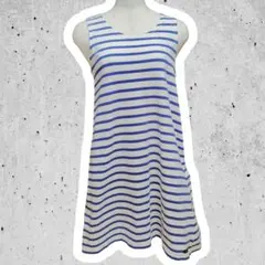 ルミノア フランス製 カットソーワンピース チュニック ボーダー