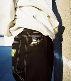 CENTIMETER×9090 コラボ　ワイドデニム