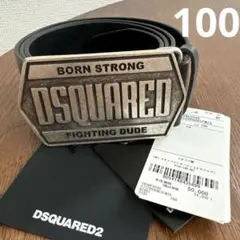 DSQUARED2 100サイズ　黒　BORN STRONG ブラック ベルトのサムネイル