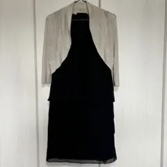 UNTITLED　アンタイトル　ワンピース　ドレス　パーティー　ボレロ付き　黒