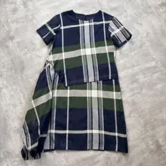 KEIKO KISHI 半袖ワンピース サイズ1 (M〜L相当)