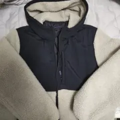 フリースジャケット・ボアジャケット Lサイズ 黒とクリーム✦お値下げ中 【美品】