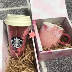 スターバックス チャームタンブラービビッド マグカップ 桜2019 2点セット
