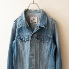 美品 BEAUTY&YOUTH デニムジャケット ダメージ加工 メンズ M相当