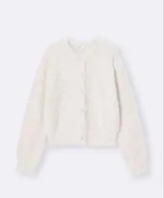 GUシャイニークルーネックカーディガン