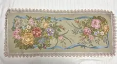 花柄テーブルセンター レース付き