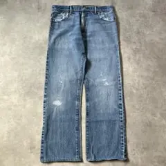 リーバイス517 Levis W33 フレアデニム 青 ボトム 古着 17011
