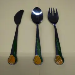 値下げ！バナナ柄カトラリーセット 3点