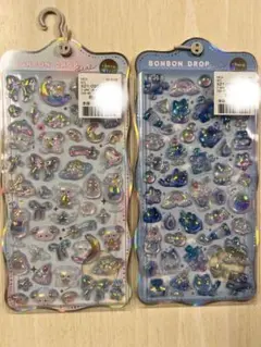 正規品　オーロラ　そらねこ　わんわん　ボンボンドロップシール　ちゅるきら