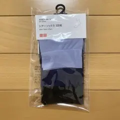 【新品未使用】ユニクロ ＊ シアーソックス 3足組