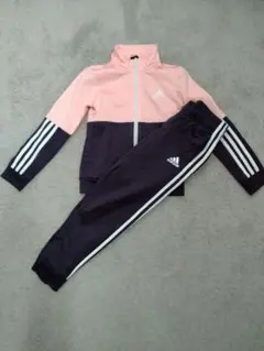 adidas　子供用　ジャージセットアップ(130)