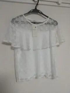 【新品未使用】アースミュージック&エコロジー レースプルオーバー