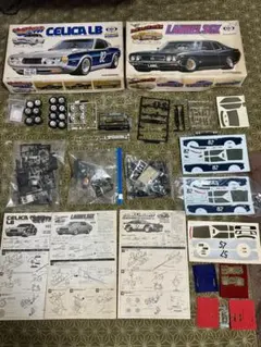 K*a様 絶版•東京マルイ　街道レーサー　プラモデル　余剰パーツ、デカール&元箱のサムネイル