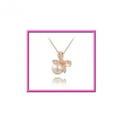 【激安】パール リボン ネックレス