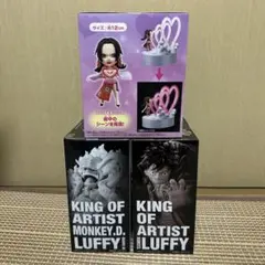 ワンピース　ルフィ　フィギュア2種＆ボア・ハンコックルームライトセット