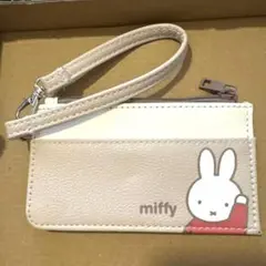 miffy カードケース ベージュ