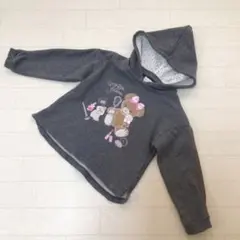 mezzo piano メゾピアノ　パーカー　トレーナー　グレー　110