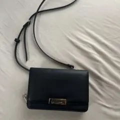 CECIL McBEE ブラックショルダーバッグ