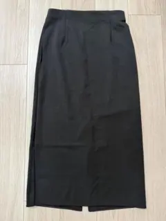 ユニクロ UNIQLO ポンチ ジャージ タイトスカート ブラック Mサイズ