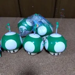 USJ　　ユニバーサルスタジオ　　1upキノコ ドリンクホルダー5個セット
