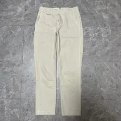 D.M.G. チノパン シンチバック アイボリー系 SSサイズ d29