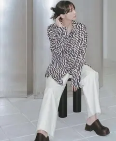 funnyさま専用 新品未使用 TODAYFUL ジオメトリック オーバーシャツ