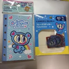Angel Blue シールブック & フレークステッカーセット
