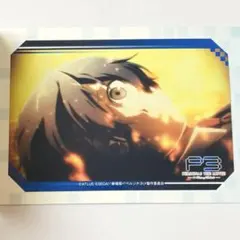 ペルソナ3 主人公 結城理 クリアポスター 缶バッジ ホログラムカード 京王電鉄 ペルソナ3 主人公 結城理 クリアポスター 缶バッジ ホログラムカード