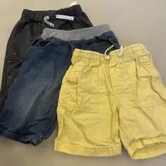 美品GAP ハーフパンツ 3点セット 4歳用