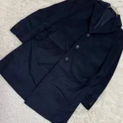 EDIFICE チェスターコート ネイビー 44 ビジネス フォーマル スーツ