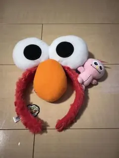 エルモ カチューシャ ぬいぐるみ付き