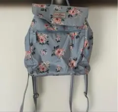 キャスキッドソン　 バックパック リュックサック　ブルー 水色　花柄のサムネイル