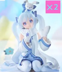 初音ミク　ぬーどるストッパーフィギュアー　雪ミク スカイタウン10th ver.