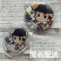 呪術廻戦 まるくじ ちゃぽん 缶バッジ 、アクキー 虎杖悠仁A 匿名配送