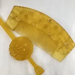 020518 七五三成人式コスプレ日本舞踊　樹脂　櫛平打ち　日本髪　かんざし　簪