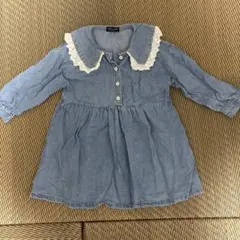 URBAN CHERRY デニムブルー ワンピース 100