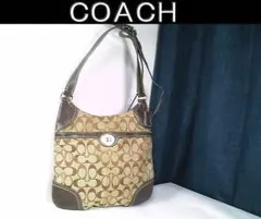 ★美品！★ＣＯＡＣＨコーチ★シグネチャーピースドダッフル２ＷＡＹショルダーバッグ