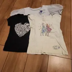 ディズニープリンセス Tシャツ 3枚セット 100cm