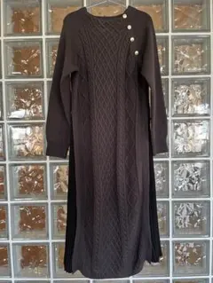 低身長 ロングワンピース