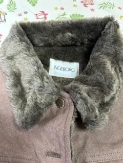 INGEBORG ファー付きピンクジャケット
