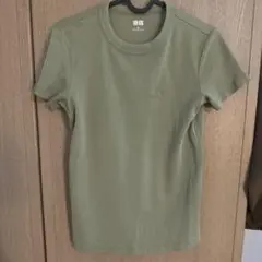 UNIQLO U オリーブ クルーネックTシャツ M