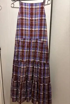 MERCURYDUO チェック柄フレアスカート F