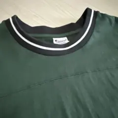Champion 半袖シャツワンピース グリーン