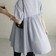 ディスコート ティアードギャザーチュニック フリーサイズ