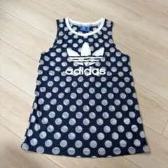 adidas タンクトップ ドット柄 トレフォイルロゴのサムネイル